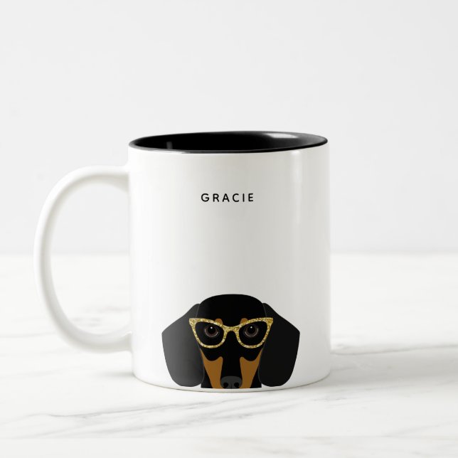 Dackel Tasse (Links)