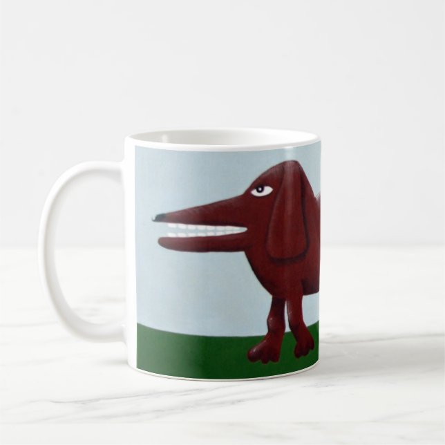 Dackel-Tasse Kaffeetasse (Links)