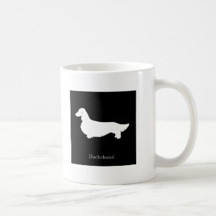 Dackel-Tasse (schwarze lange Haar-Version 2) Kaffeetasse