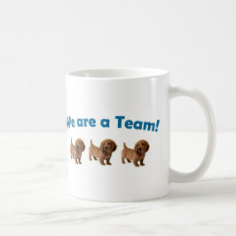 Dackel-Team-Tasse Kaffeetasse