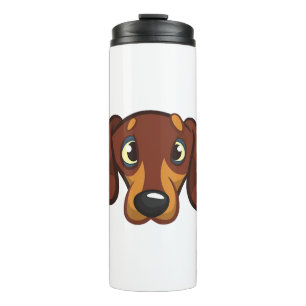 Dackel thermosbecher