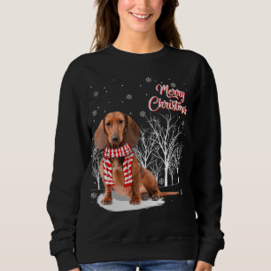 Dackel Tree Frohe Weihnachten Dackel Weihnachten W Sweatshirt