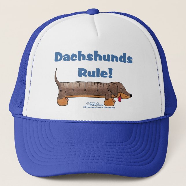 Dackel Truckerkappe (Vorderseite)