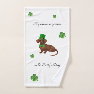 Dackel-Tuch St. Patricks Handtuch