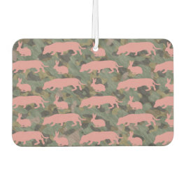 Dackel und Kaninchen-Camouflage Autolufterfrischer