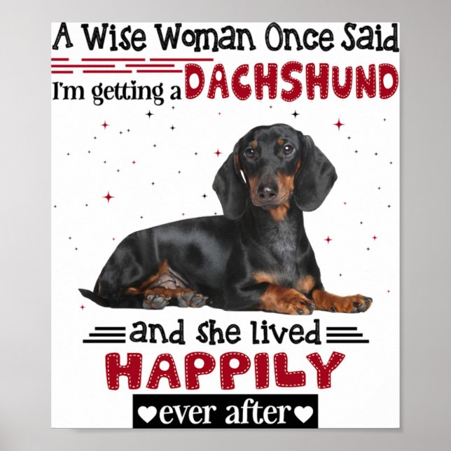 Dackel und sie lebten glücklich für immer poster (Vorne)