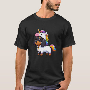 Dackel Unicorn Hund Funny Mythological Creature T-Shirt