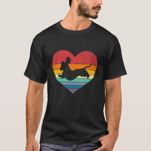 Dackel Valentinstag Hund Lover Men Frauen Jungen T-Shirt