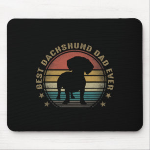 Dackel Vater Ever Funny Vaters Day Geschenke für V Mousepad