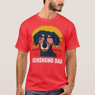 Dackel Vater Funny Weiner Dog T-Shirt