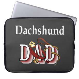 Dackel Vater Geschenke Laptopschutzhülle