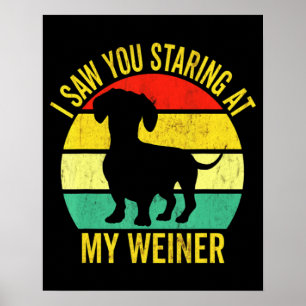 Dackel Vater Männer Poster
