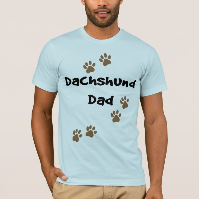 Dackel-Vater T-Shirt (Vorderseite)
