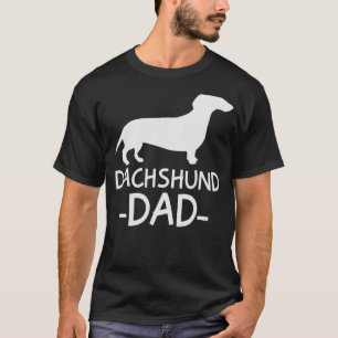 Dackel Vater Weiner Würstchen Bekleidungshunde Hun T-Shirt