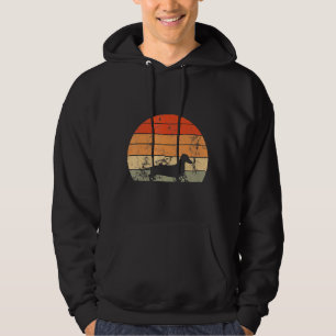 Dackel Vintag Retro Dog Lover Geschenk Hoodie