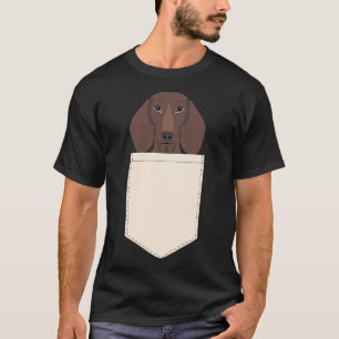 Dackel Weener Hund Dackel Dog Pet Portrait Sausa T-Shirt