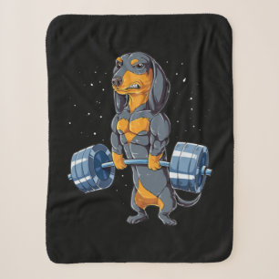 Dackel Weightlift Fitness Sherpadecke