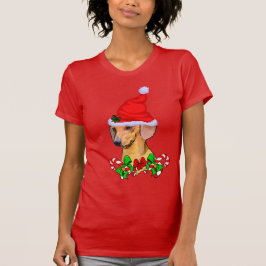 Dackel Weihnachten froh T-Shirt