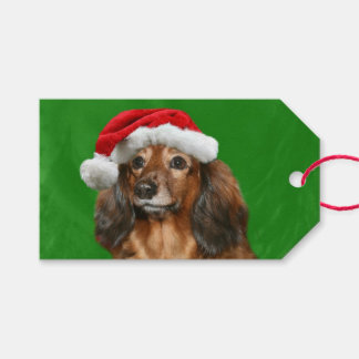 Dackel Weihnachten Geschenkanhänger