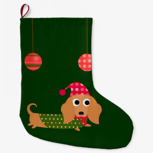 Dackel-Weihnachten Großer Weihnachtsstrumpf