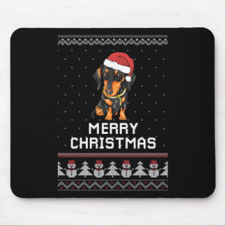 Dackel Weihnachten Mousepad