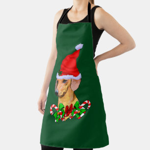 Dackel Weihnachten Schürze