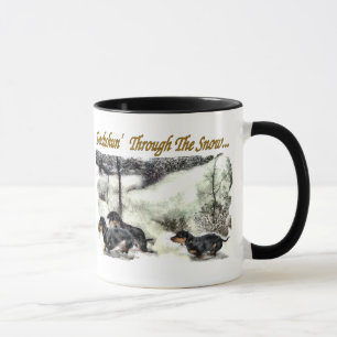 Dackel Weihnachten Tasse
