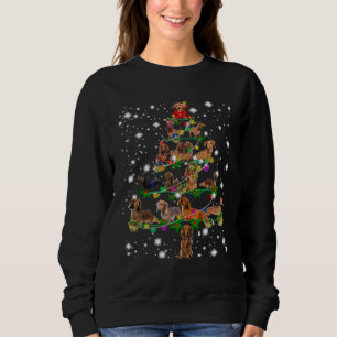 Dackel Weihnachten Weihnachtsfeiertage Sweatshirt