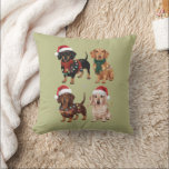 Dackel Weihnachts-Hund Mama Lover Xmas Geschenk Kissen<br><div class="desc">Dackel Weihnachts-Hund Mama Lover Xmas Geschenk</div>
