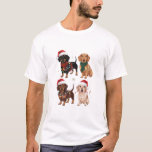 Dackel Weihnachts-Hund Mama Lover Xmas Geschenk T-Shirt<br><div class="desc">Dackel Weihnachts-Hund Mama Lover Xmas Geschenk</div>