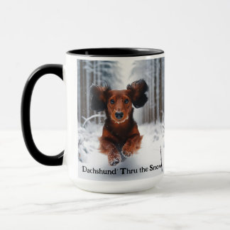Dackel Weihnachts Tasse Cup