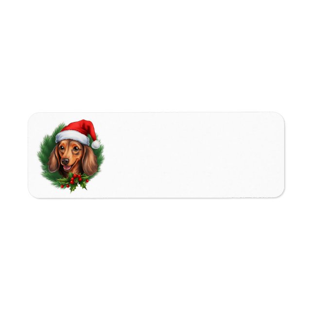 Dackel Weihnachtskranz (Vorne)