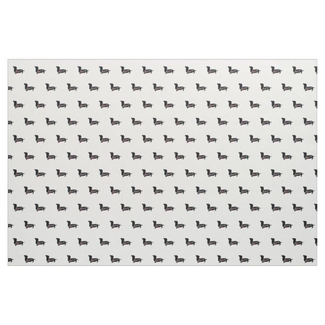 Dackel "Weiner Hunde" Liebe Stoff (Yard (91,4 cm))