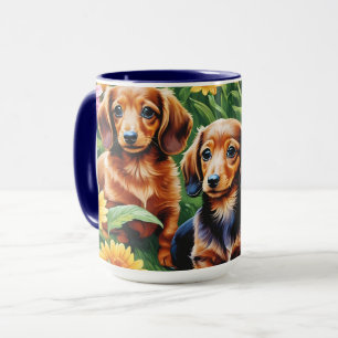 Dackel Welpe Tasse