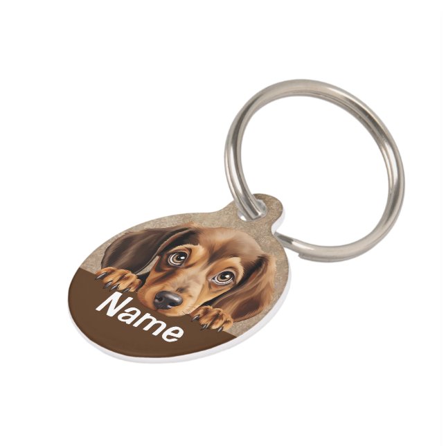 Dackel Welpen Hund Haustier Haustiermarke (Seite)