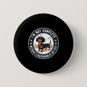 Dackel Wiener Hund Button