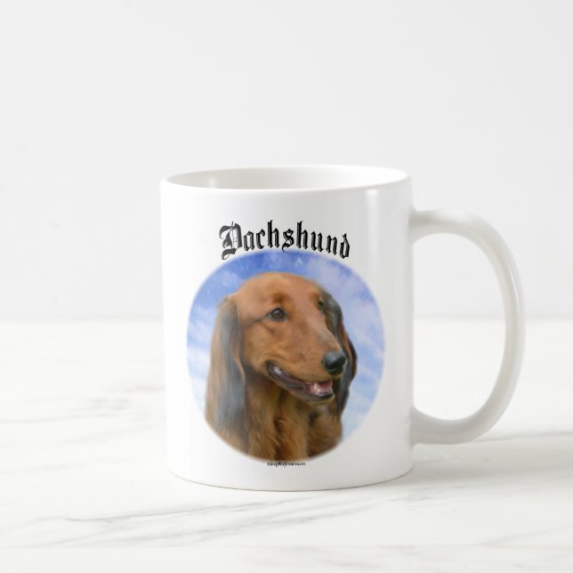 Dackel Wolken Kaffeetasse (Rechts)