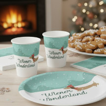 Dackel Wonderland Dackel Weihnachts-Party Papierau