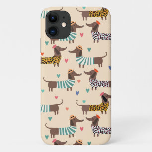 Dackel Wurst Dackel Dog Muster Case-Mate iPhone Hülle
