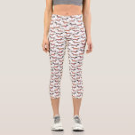Dackel Wurst Hund Capri Leggings<br><div class="desc">Niedliche kleine Dackel Würstchen oder Dackel Hunde in Wollstrickbekleidung. Ideal für Hundeliebhaber und Hundeschlittengänger. Originelle Kunst von Nic Squirrell.</div>