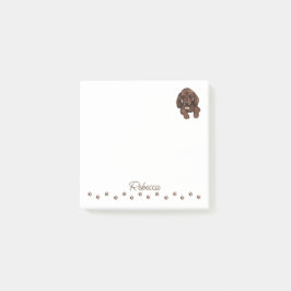 Dackel Wurst Hund Personalisierte Hinweise Post-it Klebezettel