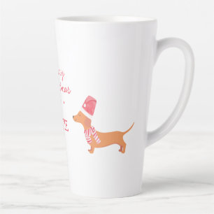 Dackel Würstchen Hund Liebesgeschenk Weihnachten Milchtasse