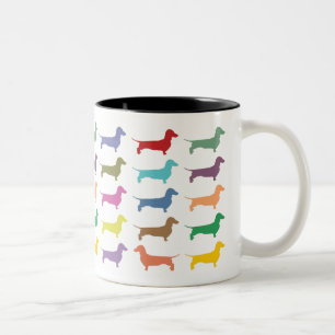 DackelConfetti Zwei-Ton Tasse