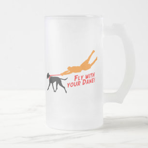 Dackelhaus Dackel Illustrationen Mattglas Bierglas