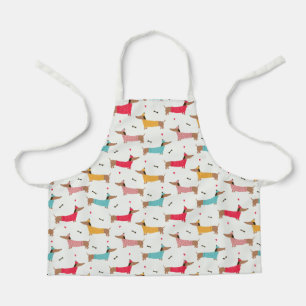 Dackeln in Sweaters Holiday Pattern Schürze