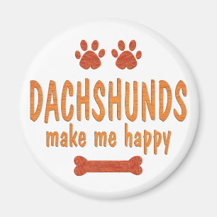 Dackeln machen mich glücklich magnet