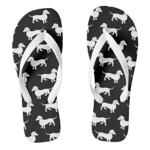 Dackeln überall flip flops