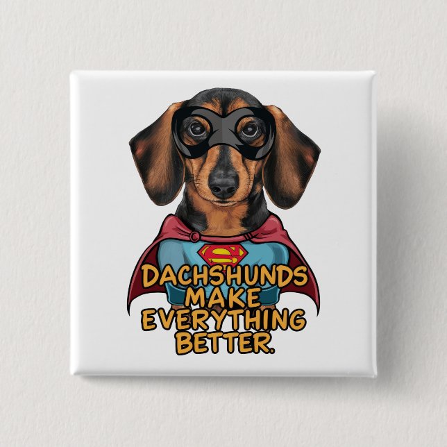 Dackeln verbessern button (Vorderseite)