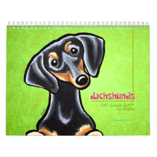 Dackeln Weg-Leine Art™ Vol. 1 Kalender
