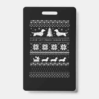 Dackeln Weihnachten Ausweis